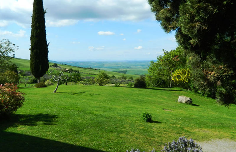 L�aia con vista sulla Valle dell�Orcia